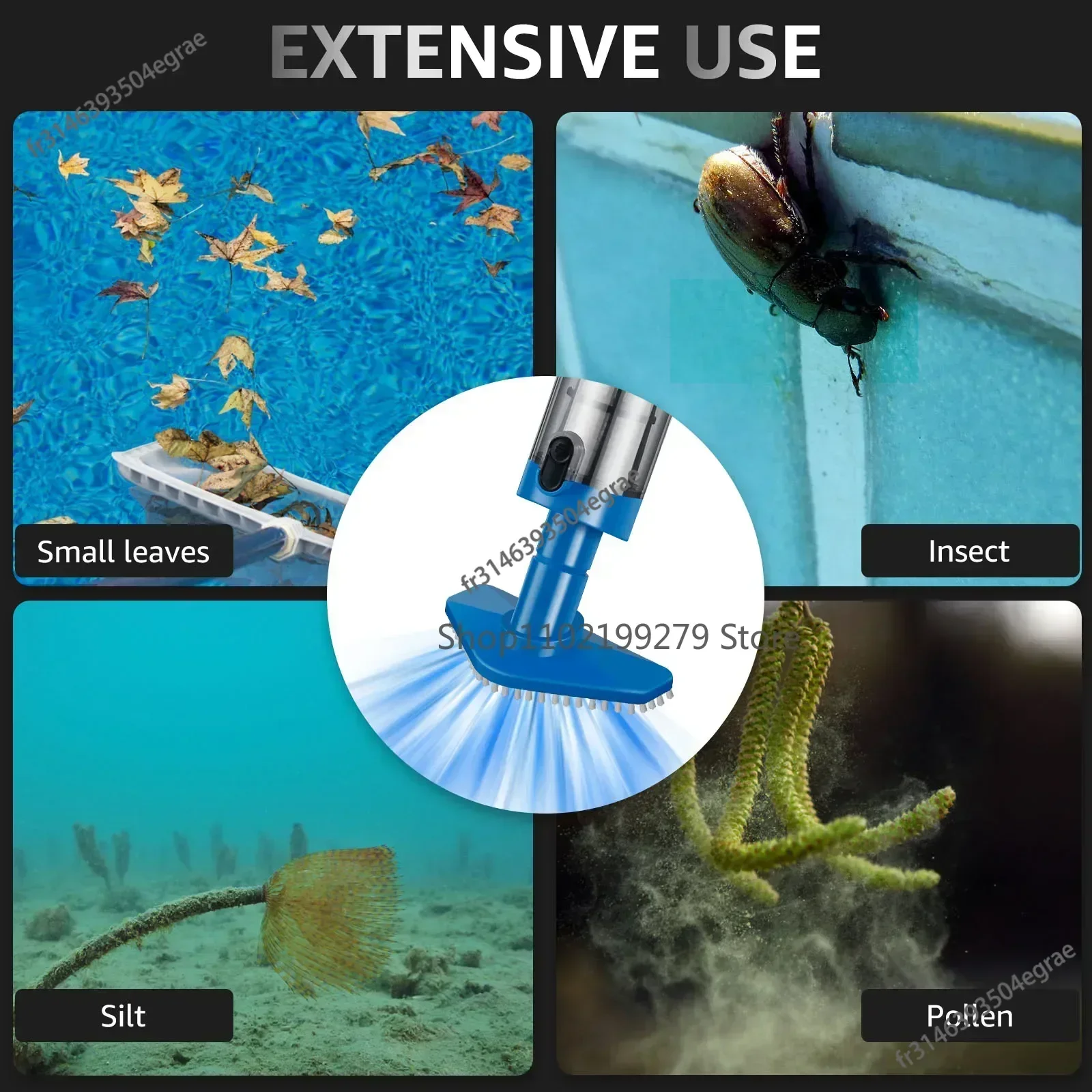 Rechargeable Portable Handheld - Pool Vacuum Manual recension och pris