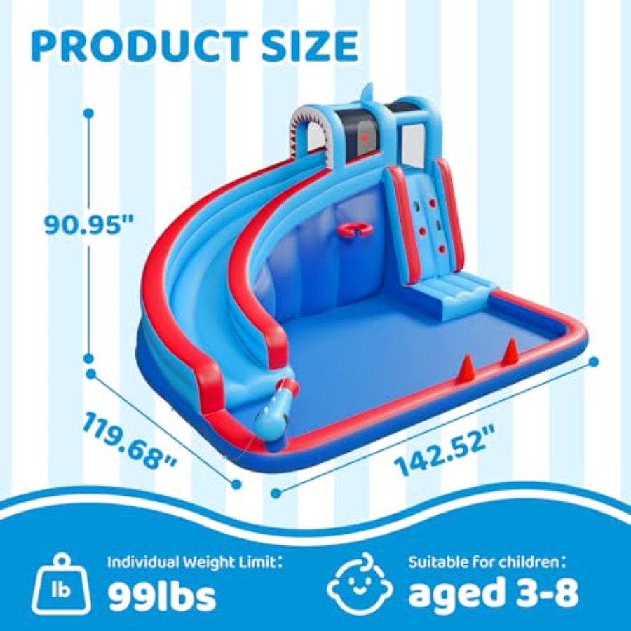 Backyard inflatable water slid - Water Slide Inflatable recension och pris
