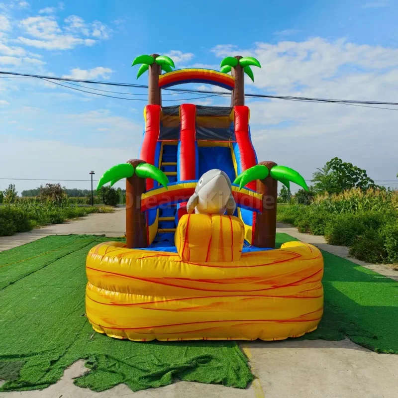 Giant Tropical Dolphin Theme I - Water Slide Inflatable recension och pris