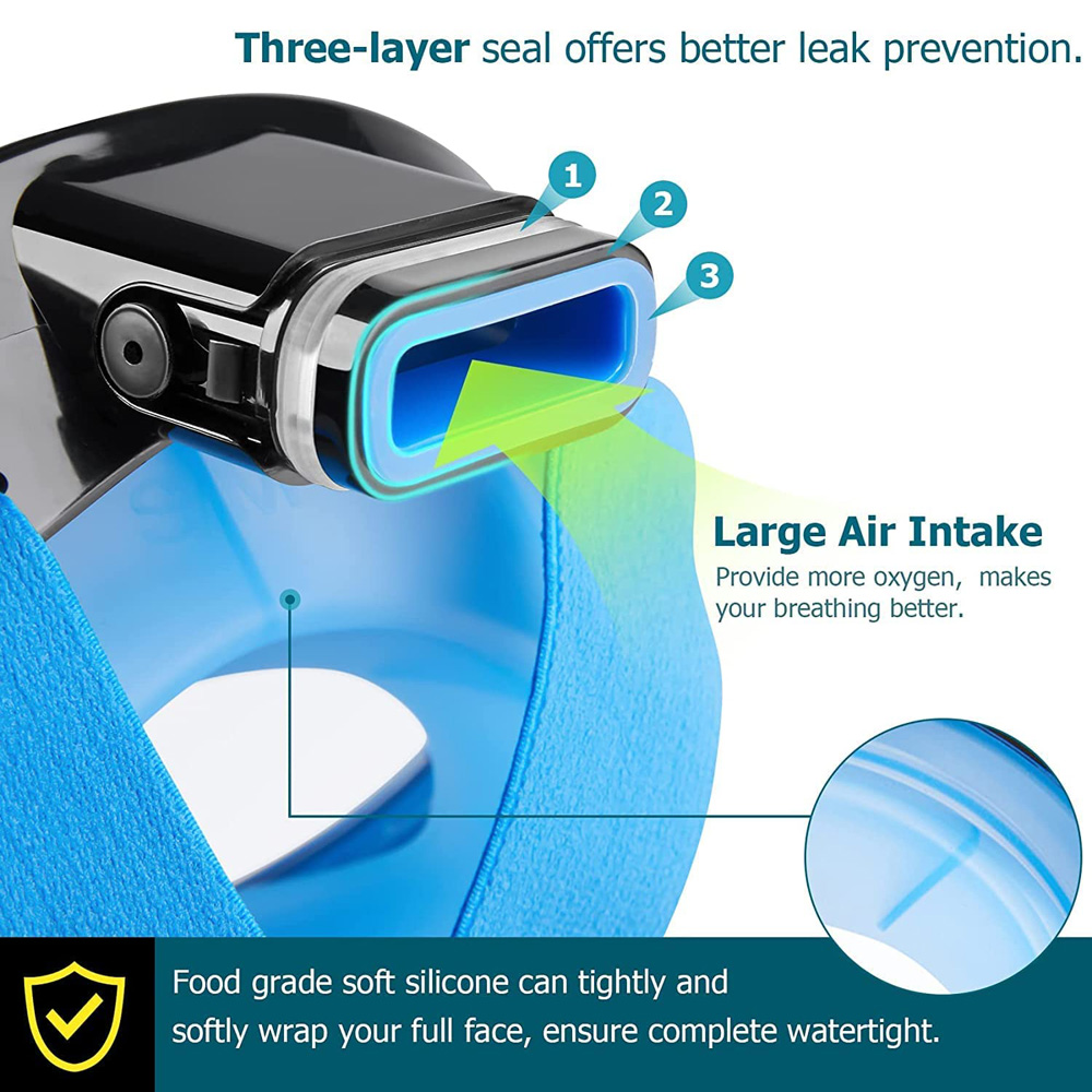 New Full Face Diving Mask with - Snorkel Mask Full Face recension och pris