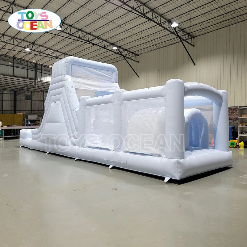 White Inflatable Water Slide w - Water Slide Inflatable recension och pris