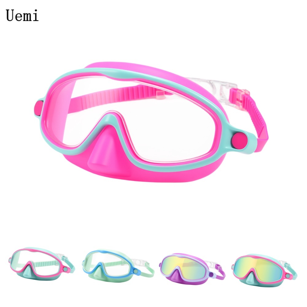 Kids Swim Goggles with Nose Co - Swim Goggles Anti Fog Uv recension och pris
