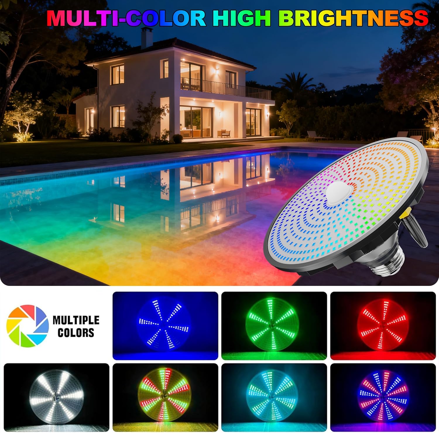 Solar Pool Lights All Season M - Pool Light Solar Rechargeable recension och pris
