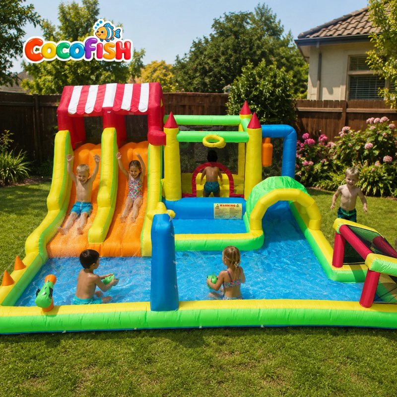 Cocofish Cocofish Backyard Sum - Water Slide Inflatable recension och pris