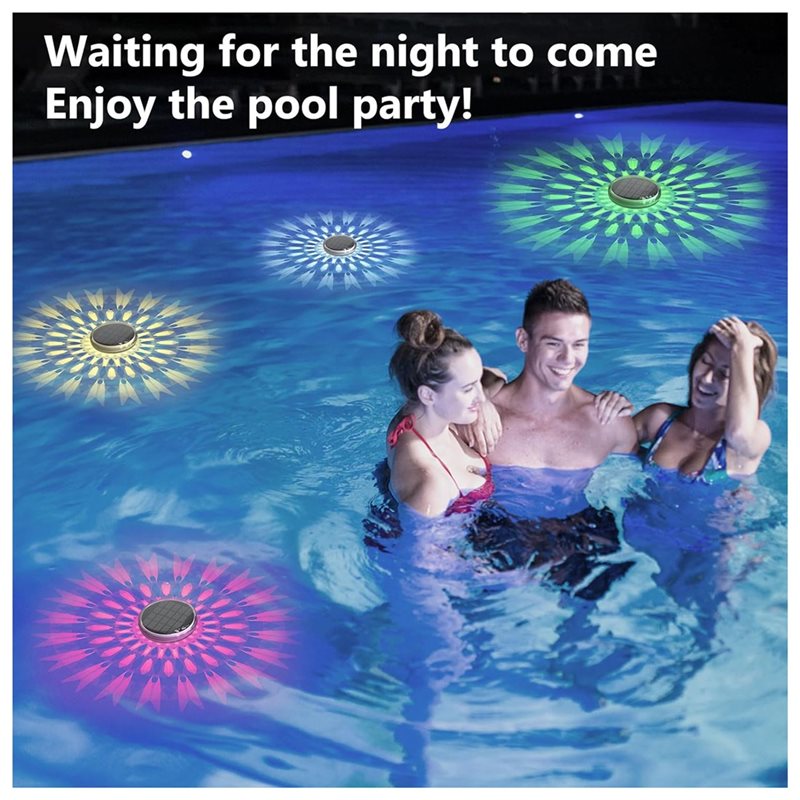 AT19-Solar Rechargeable Floati - Pool Light Solar Rechargeable recension och pris