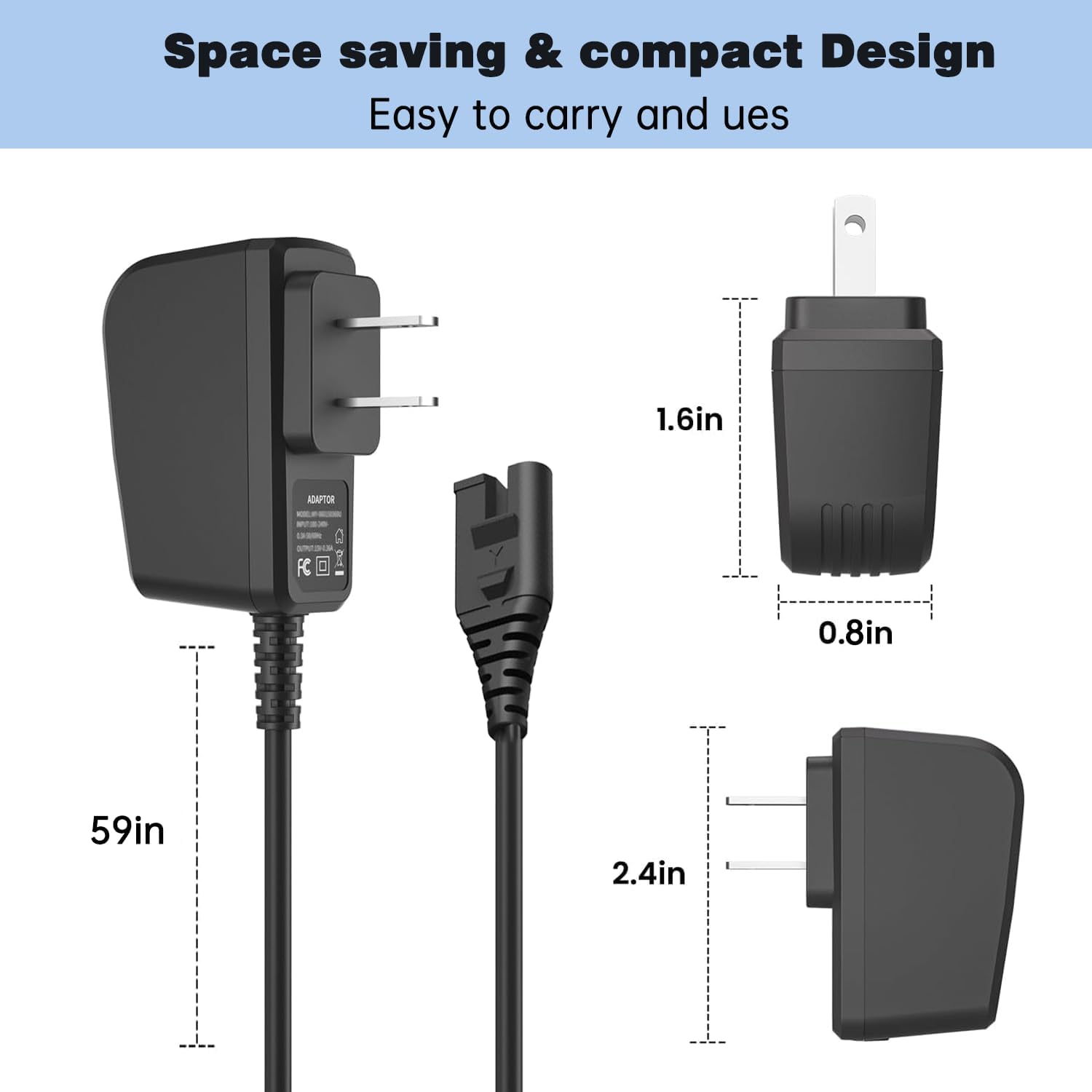 5V Replacement Charger Cord fo - Pool Vacuum Manual recension och pris