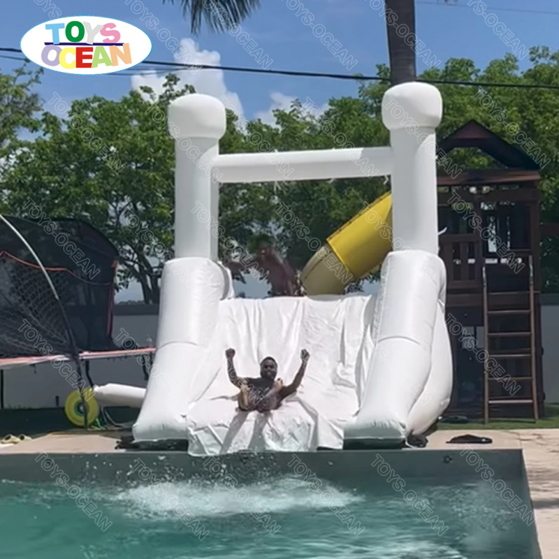 Custom Backyard White Water Sl - Water Slide Inflatable recension och pris